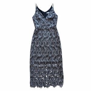 Dress The Population Aurora Lace Scalloped Hem Sheath Dress